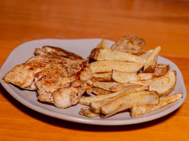 Pollito a la plancha.
