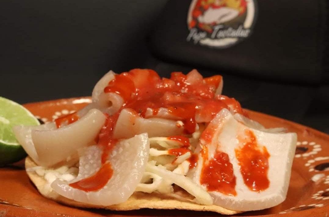 Tostada con Cueritos