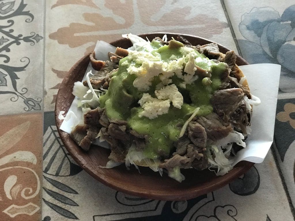 Tostada de Tasajo
