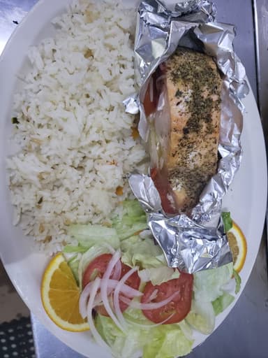 Salmón a las Finas Hierbas