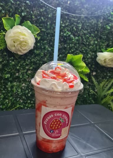 Frappé Yoghurt con Frasa Vaso de 16 Oz