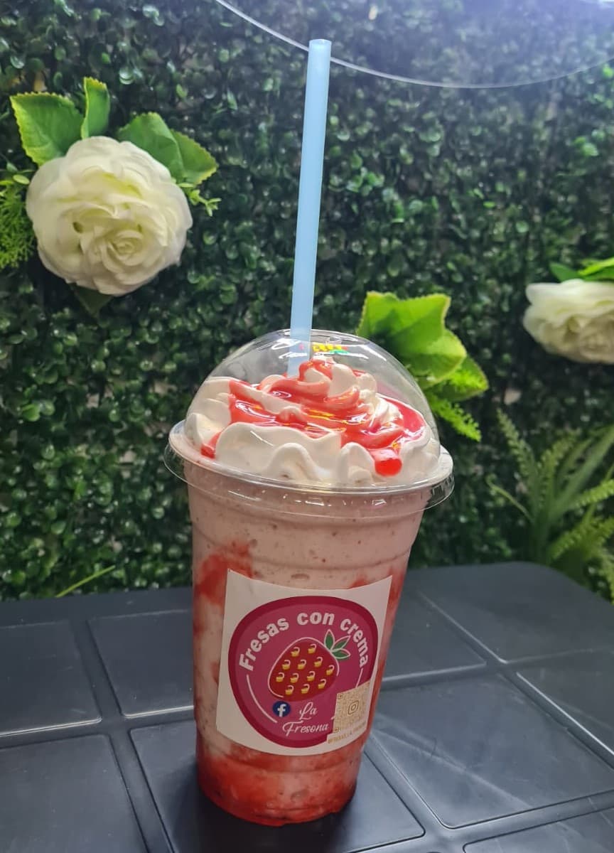 Frappé Yoghurt con Frasa Vaso de 16 Oz