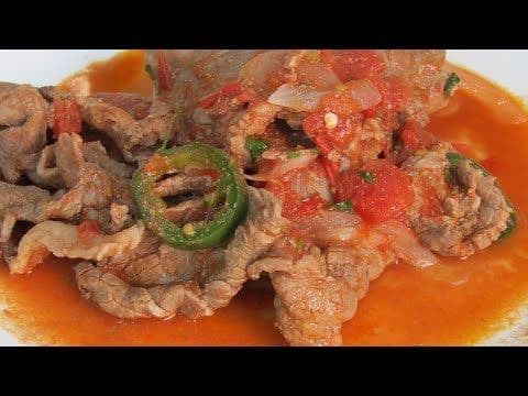 Bistec a la Mexicana