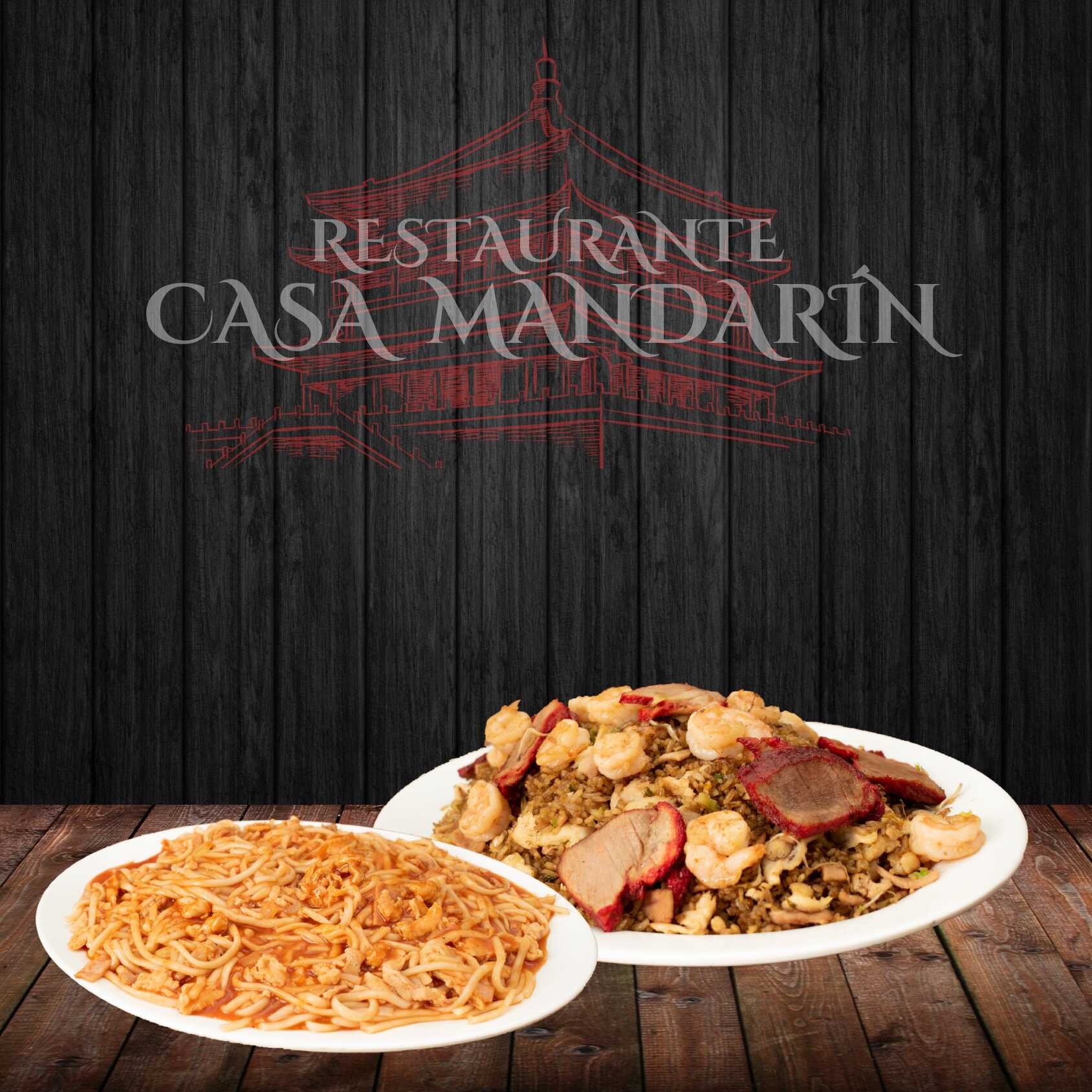 Combinado Casa Mandarín con Espaguettis