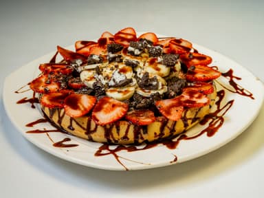 Waffle Hersheys, Fresa Natural, Platano y OREO