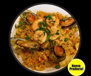 Arroz Con Mariscos + Refresco