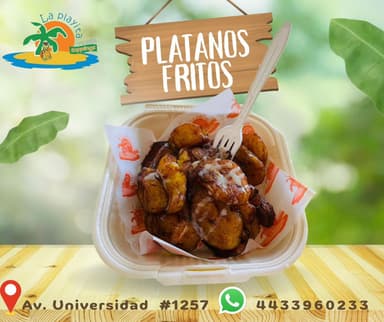 Platanos Fritos con Lechera