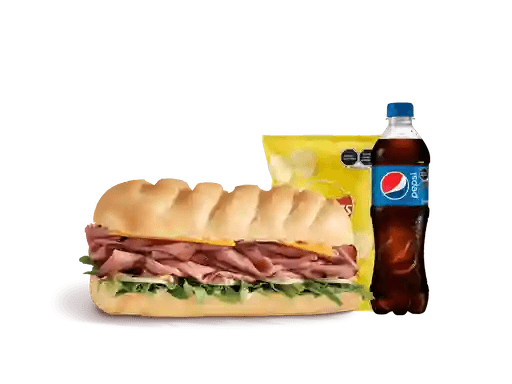 Combo Roast Beef & Cheddar Mediano