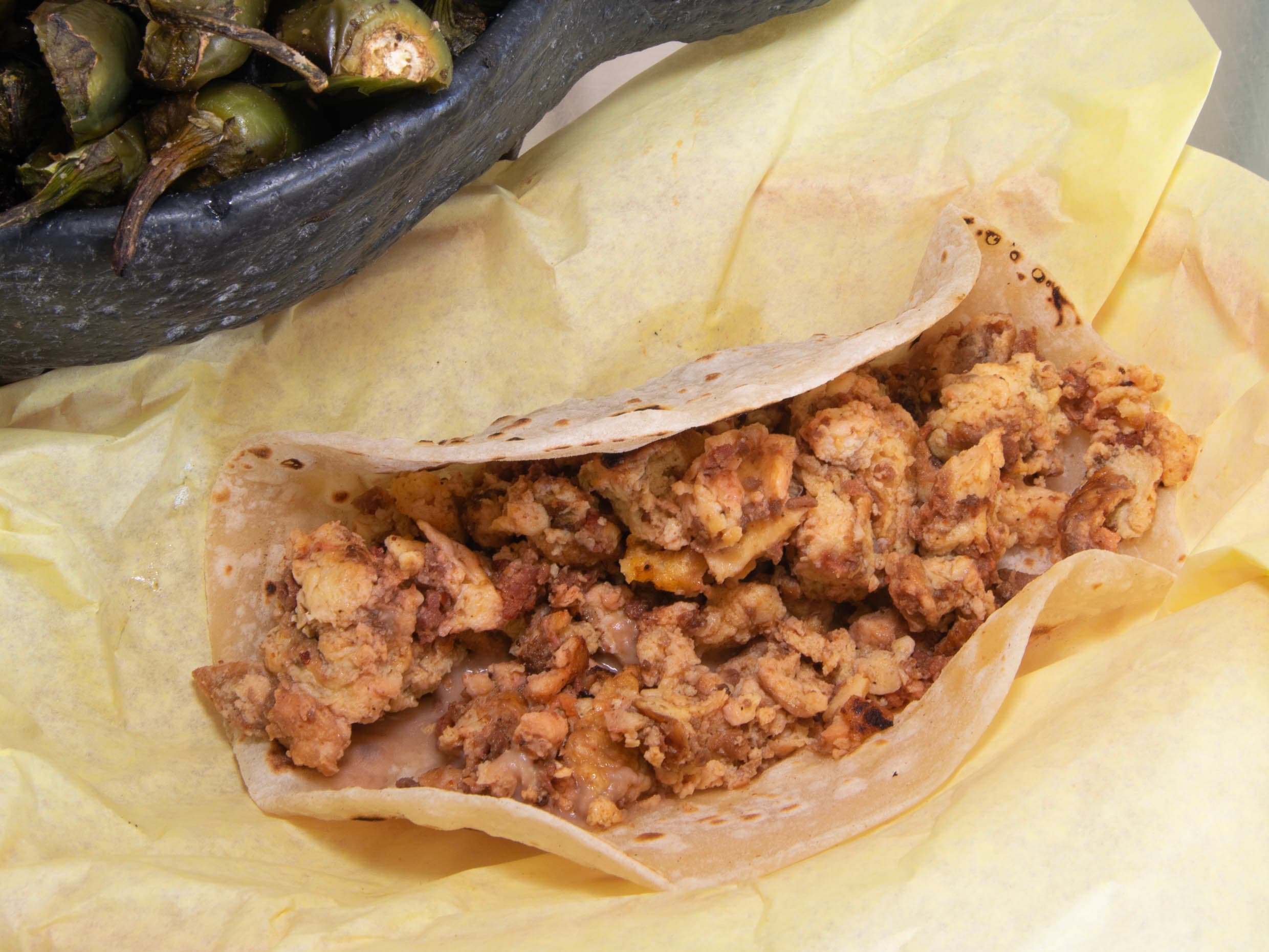 Burrito de Huevo con Chorizo