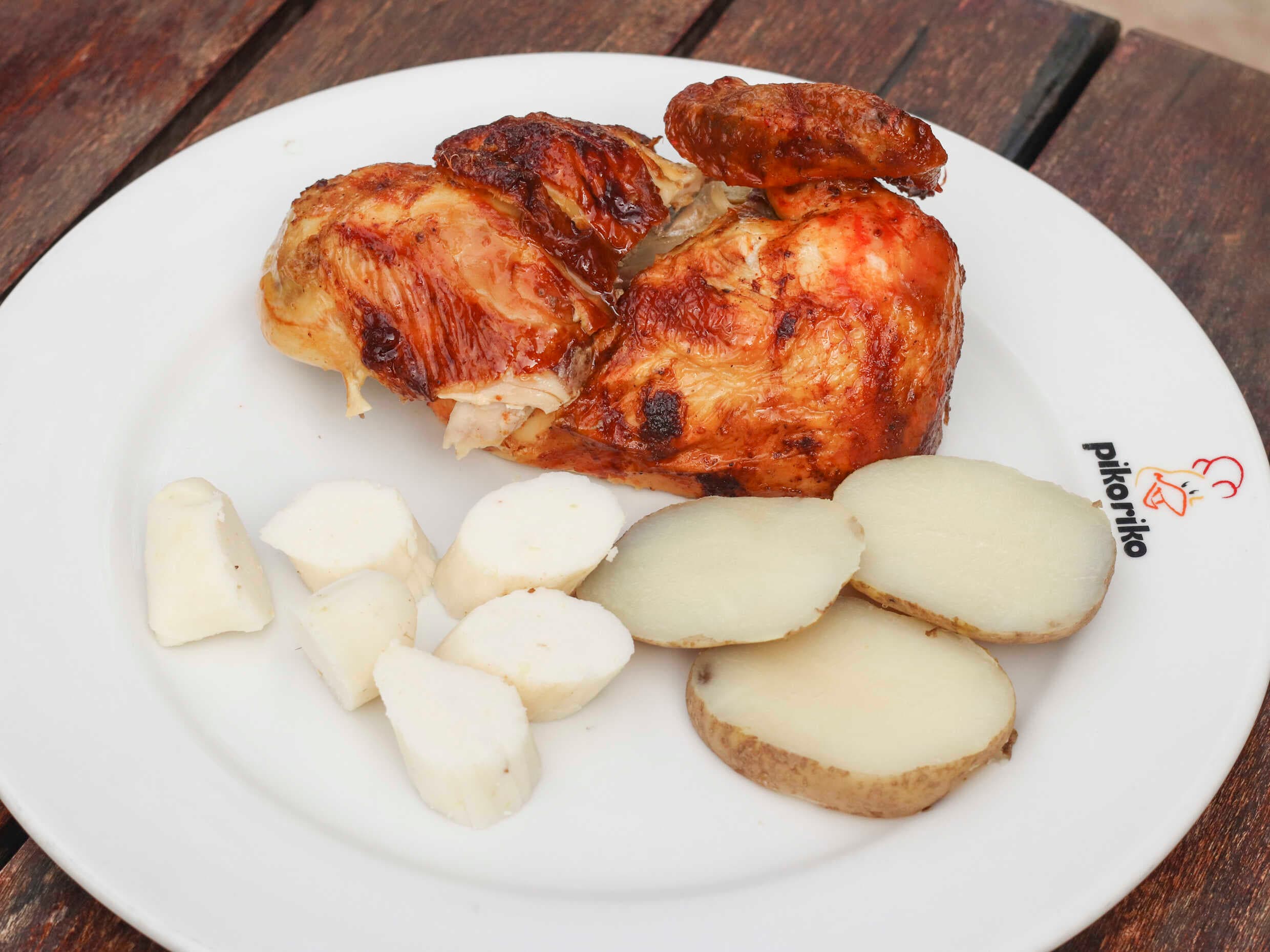 Combo 1/2 Pollo Asado + Papa+ medio  Maduro