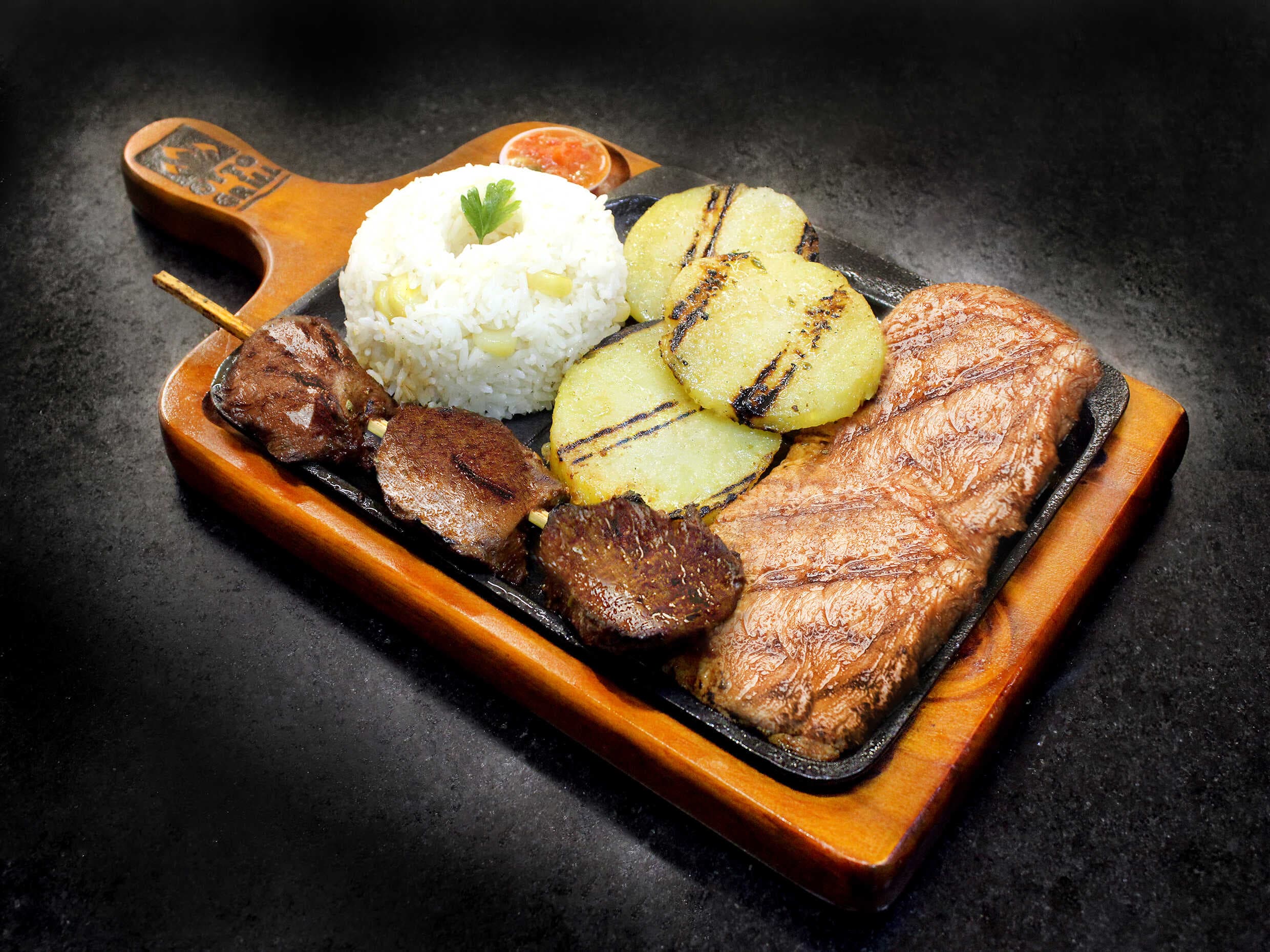 Bife de Cerdo con Anticucho