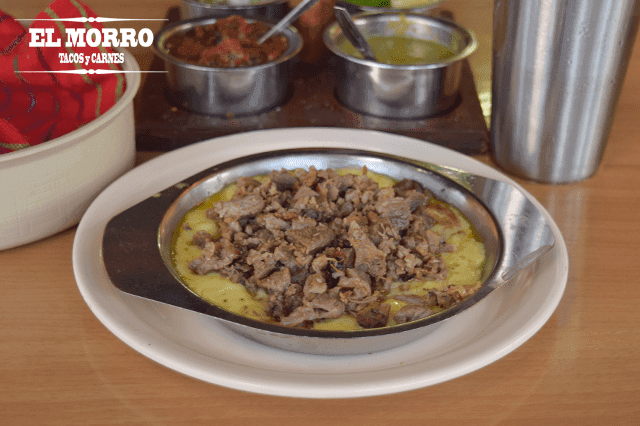 Queso Fundido con Bistec