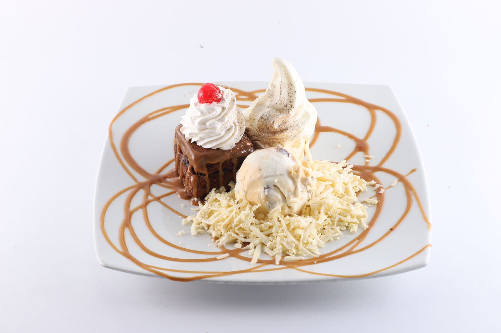 Brownie Caliente con Helado