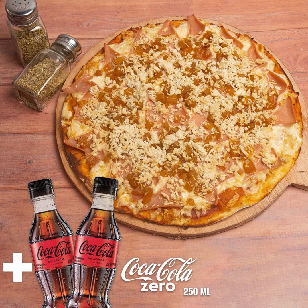 1 Pizzales Florencia + 2 Coca Cola Zero 250 ML