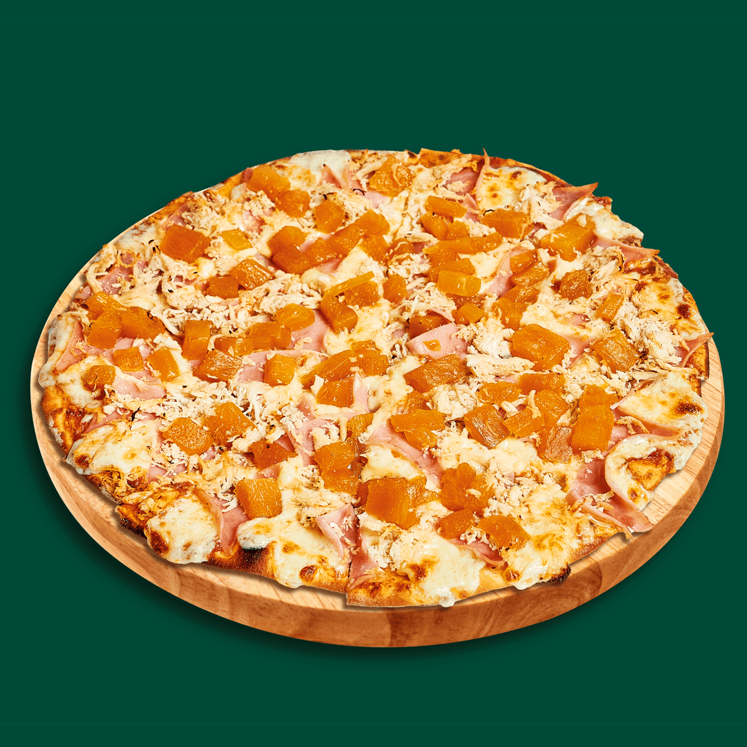 Pizza Personal Hawaiana con Pollo