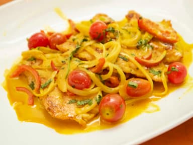 Filete de pollo al Curri