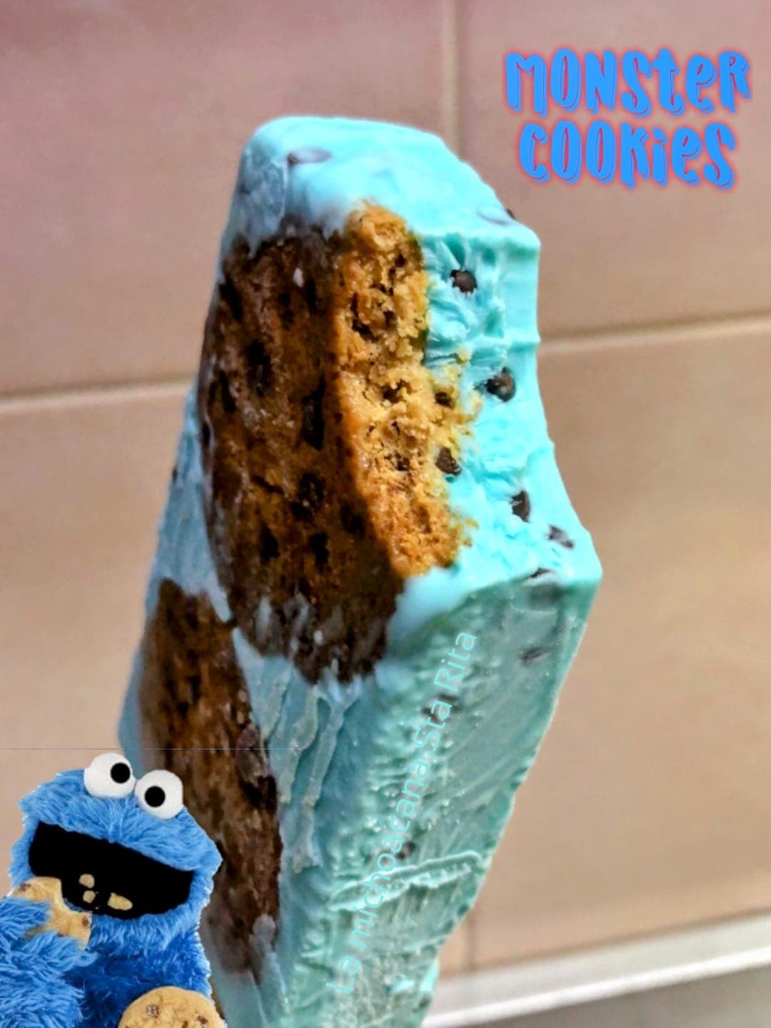 Paleta de Monster Cookies