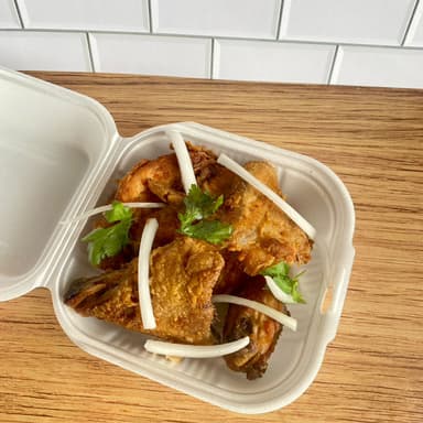 1/2 Pollo Frito Cantones
