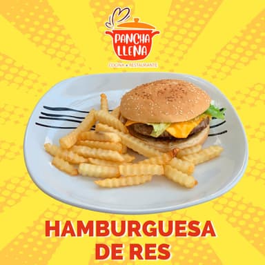 Hamburguesa de Res
