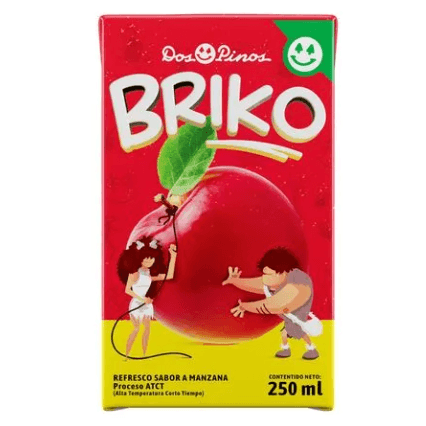 BRIKO REFRESCO SABOR MANZANA 250 ML