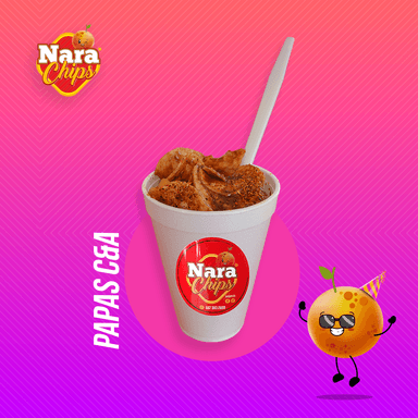 PAPAS SALSAS NEGRAS c/extra toppings (1/2 LT)