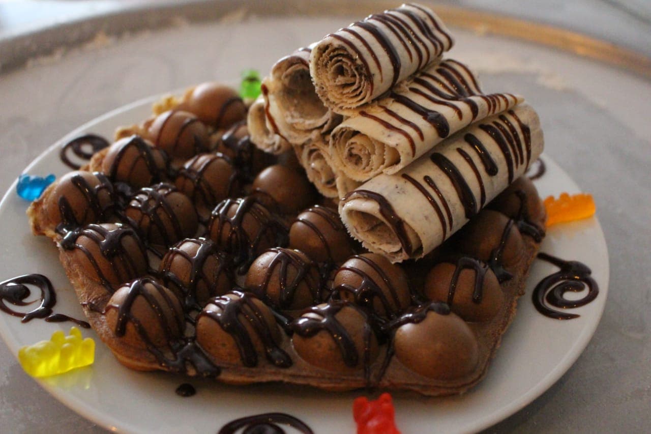Bubble Waffle Gelato