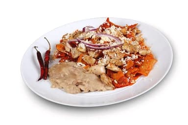 Chilaquiles con Pollo