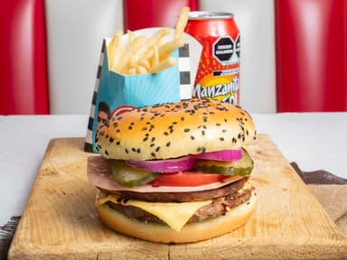 Combo Hamburguesa Golden Doble