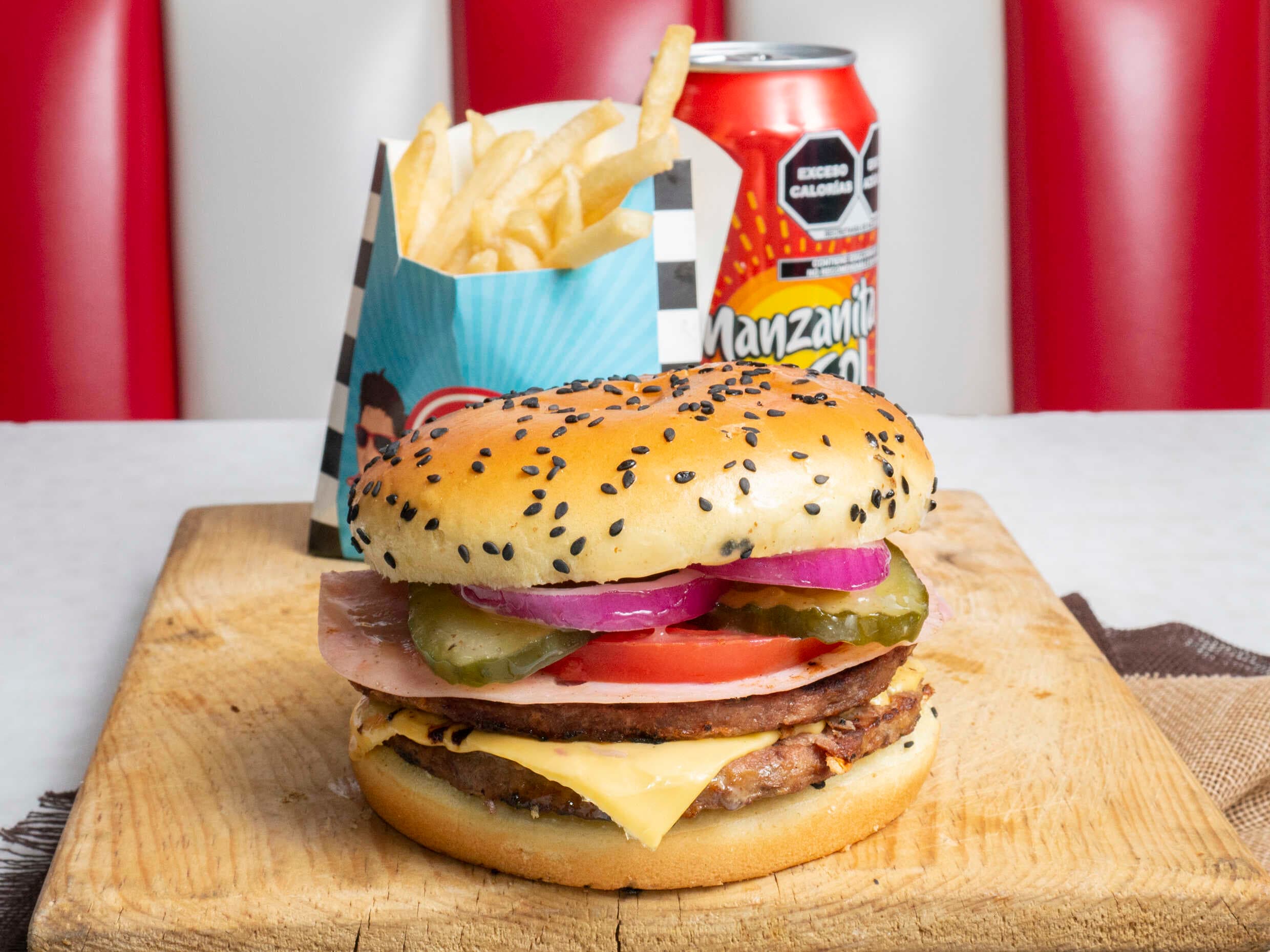 Combo Hamburguesa Golden Doble