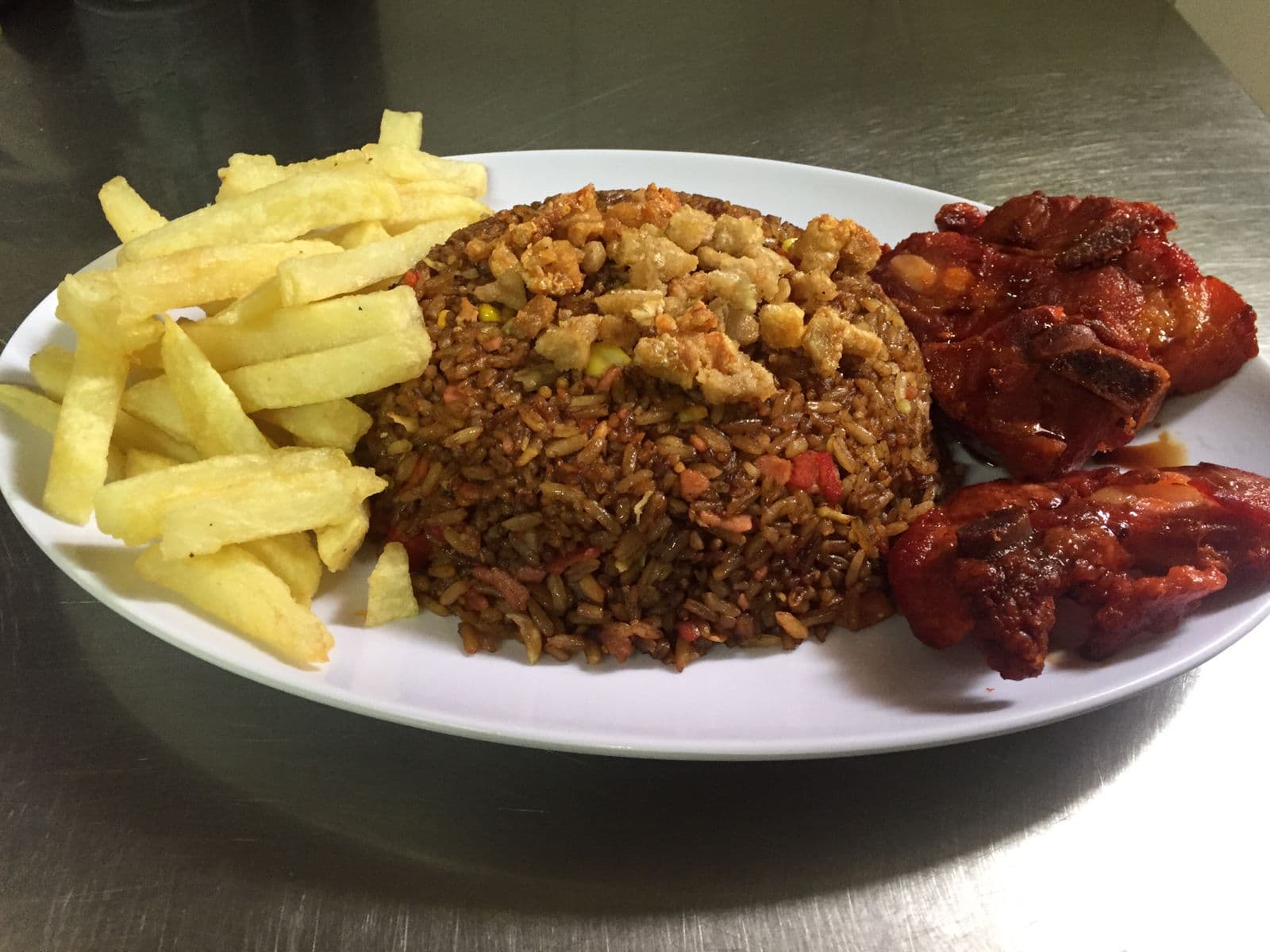 Combo Arroz Paisa + Papas + Bebida