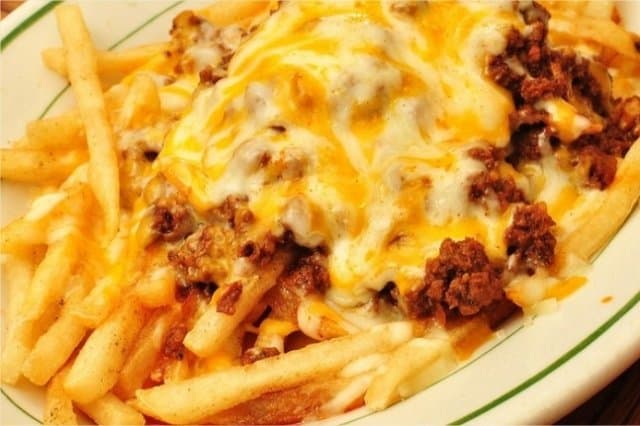 Papas con Queso y Arrachera