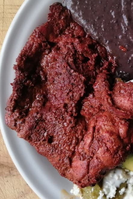 1 Pieza de Carne Enchilada de Cerdo