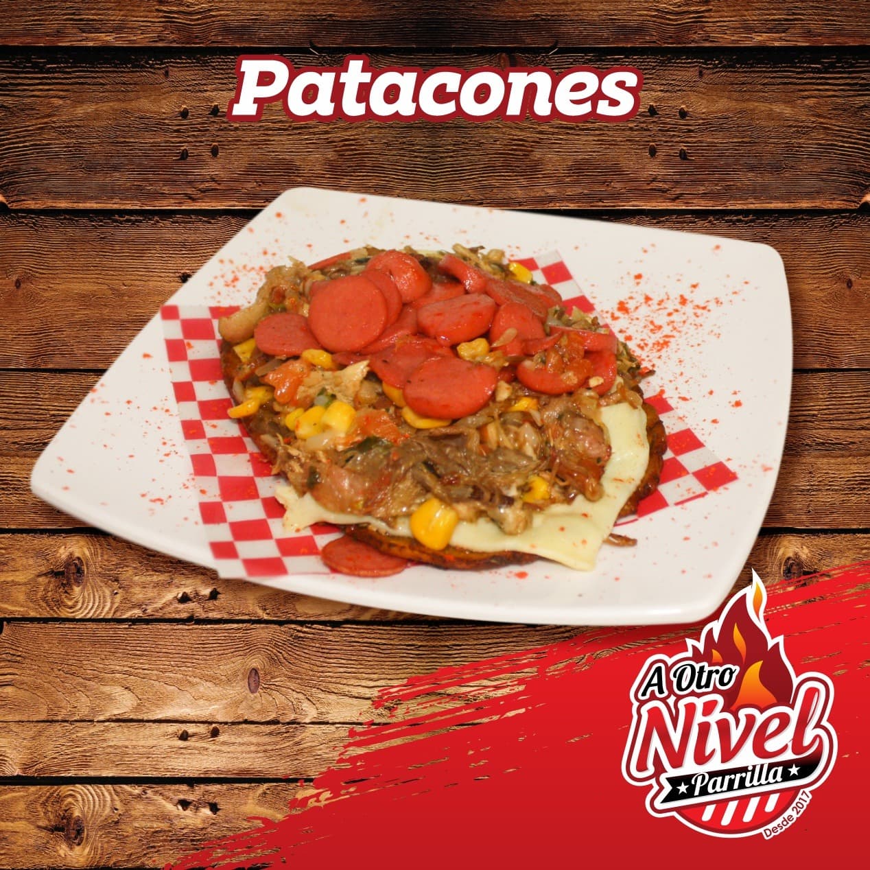 Patacon con Pollo