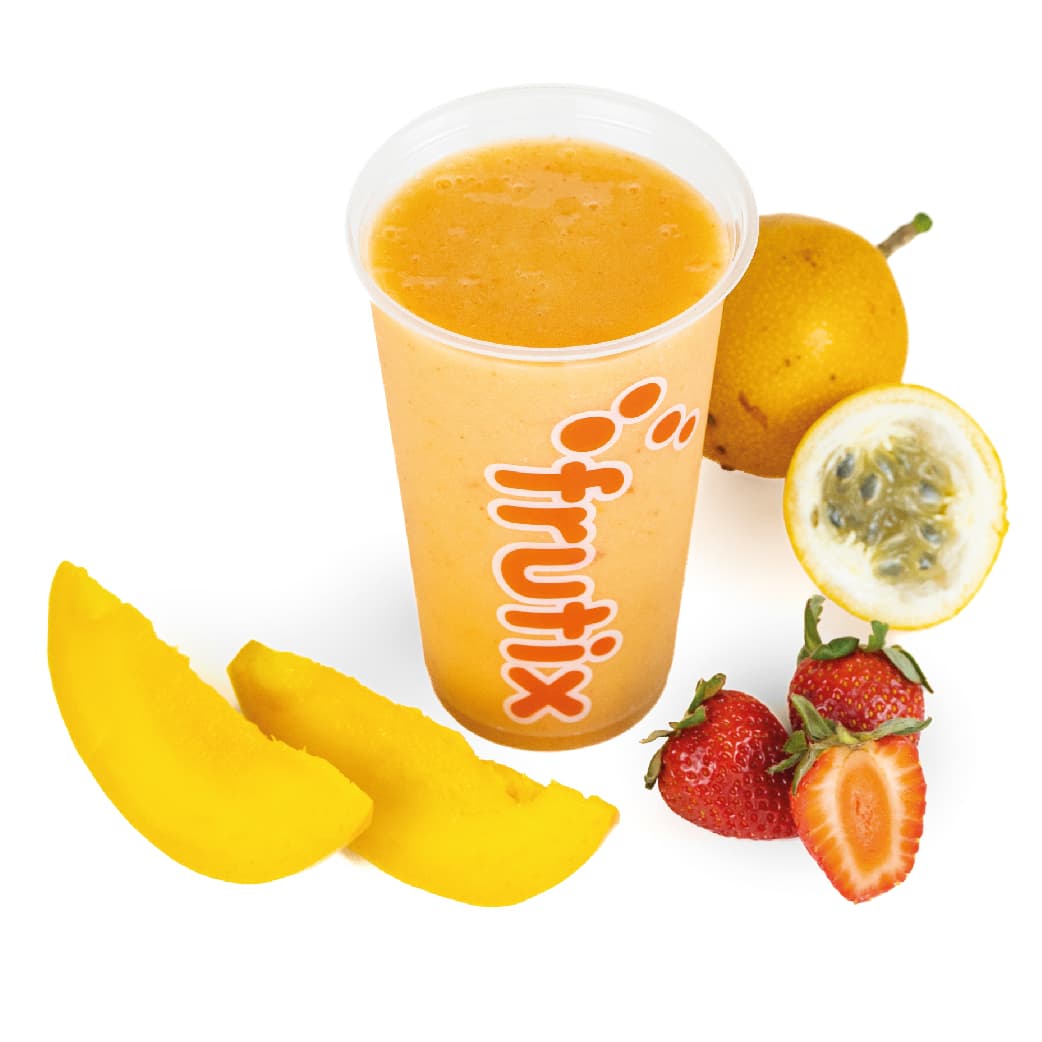 Jugo de Fresa, Granadilla y Mango Mediano 500 ml