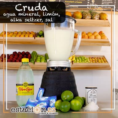 Licuado Cruda