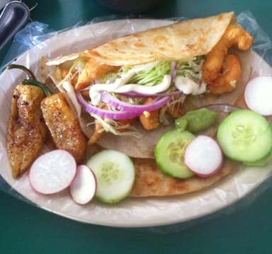 Taco de Harina de Camarón