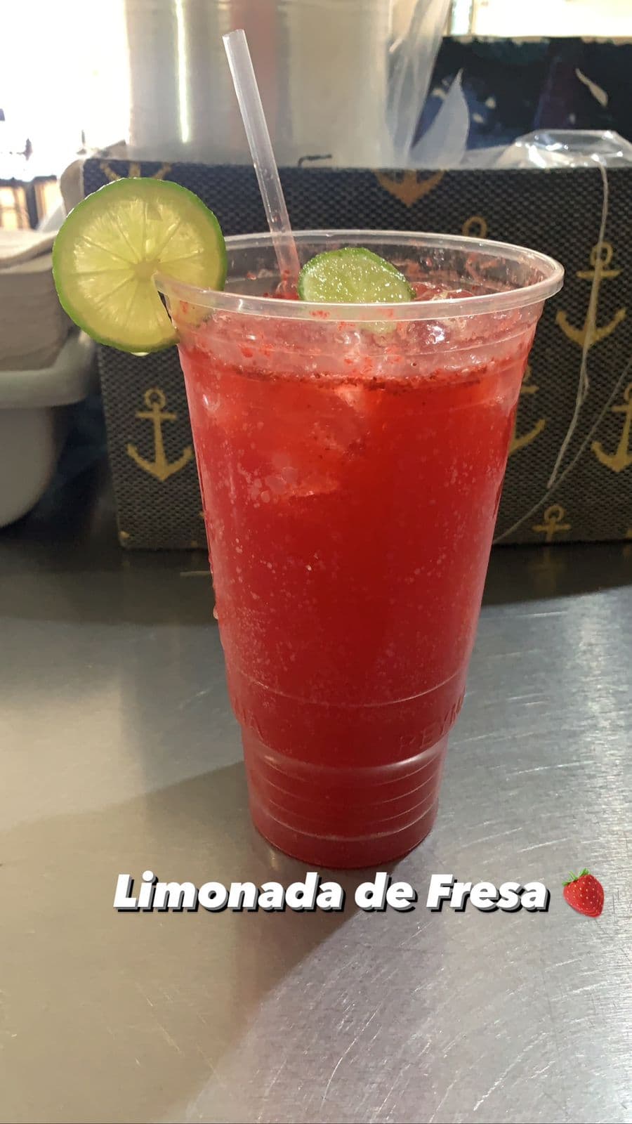 Limonada de fresa