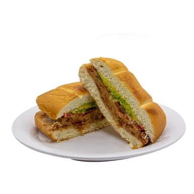 Torta de Frijoles, Tocino y Queso