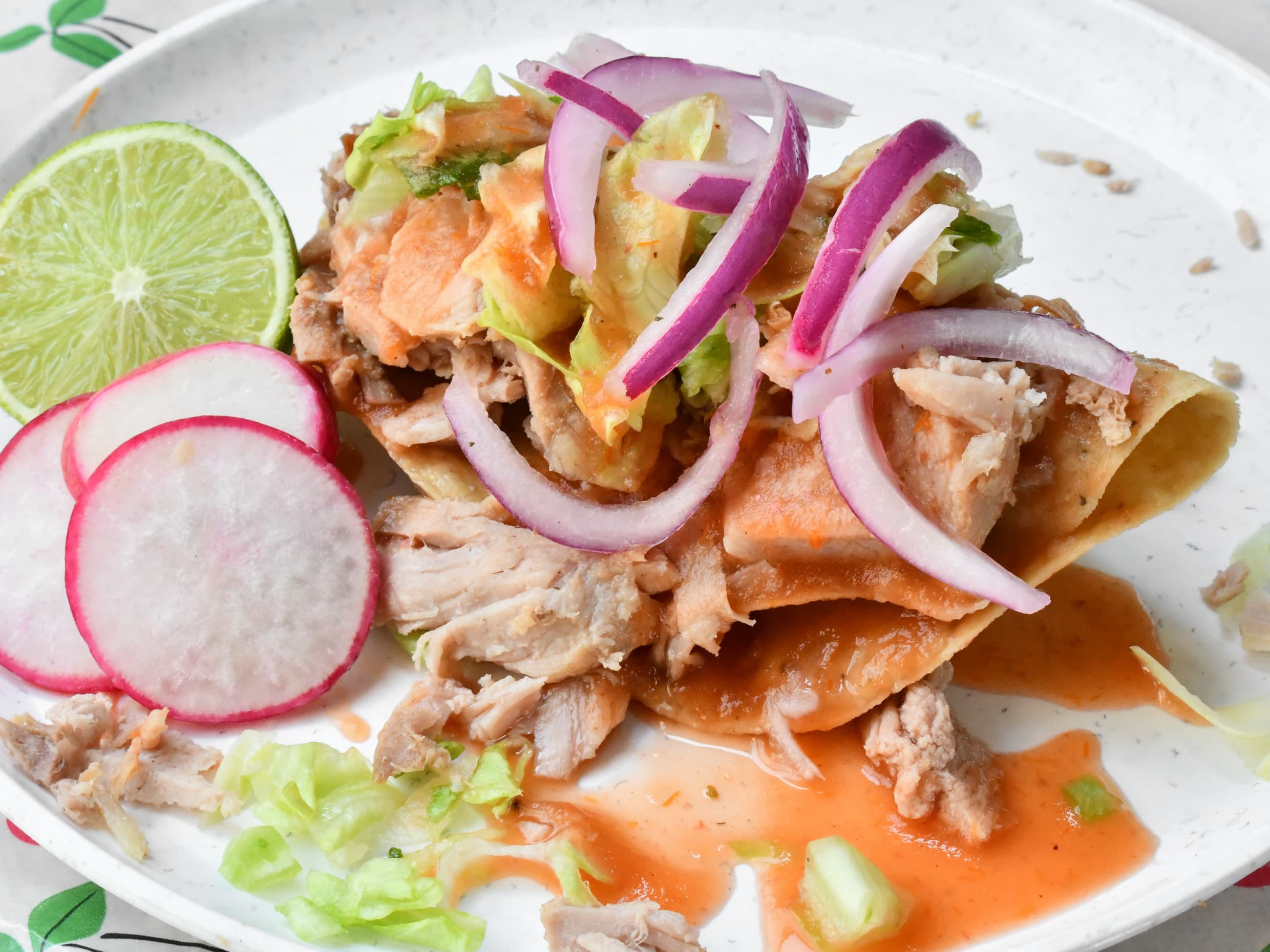 Taco Dorado con Carne Frijol