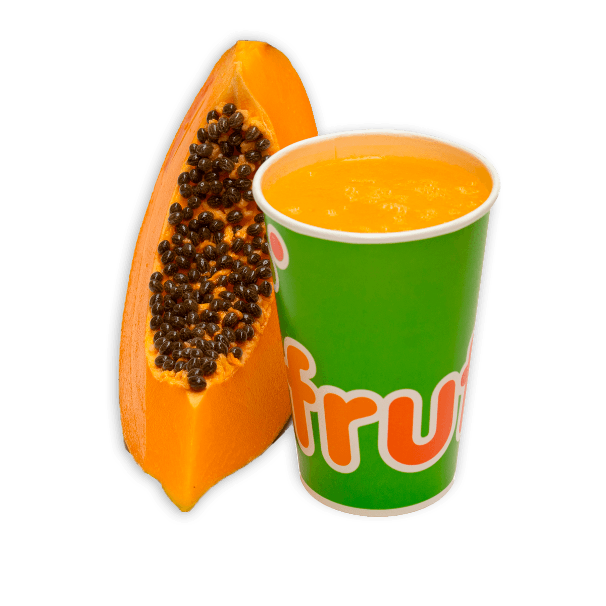 Batido de Papaya y Leche Mediano 500 ml