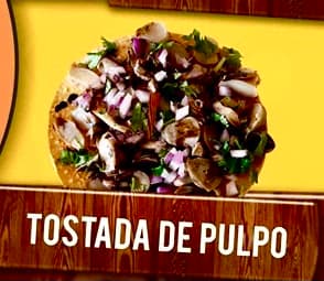 Tostada de Pulpo