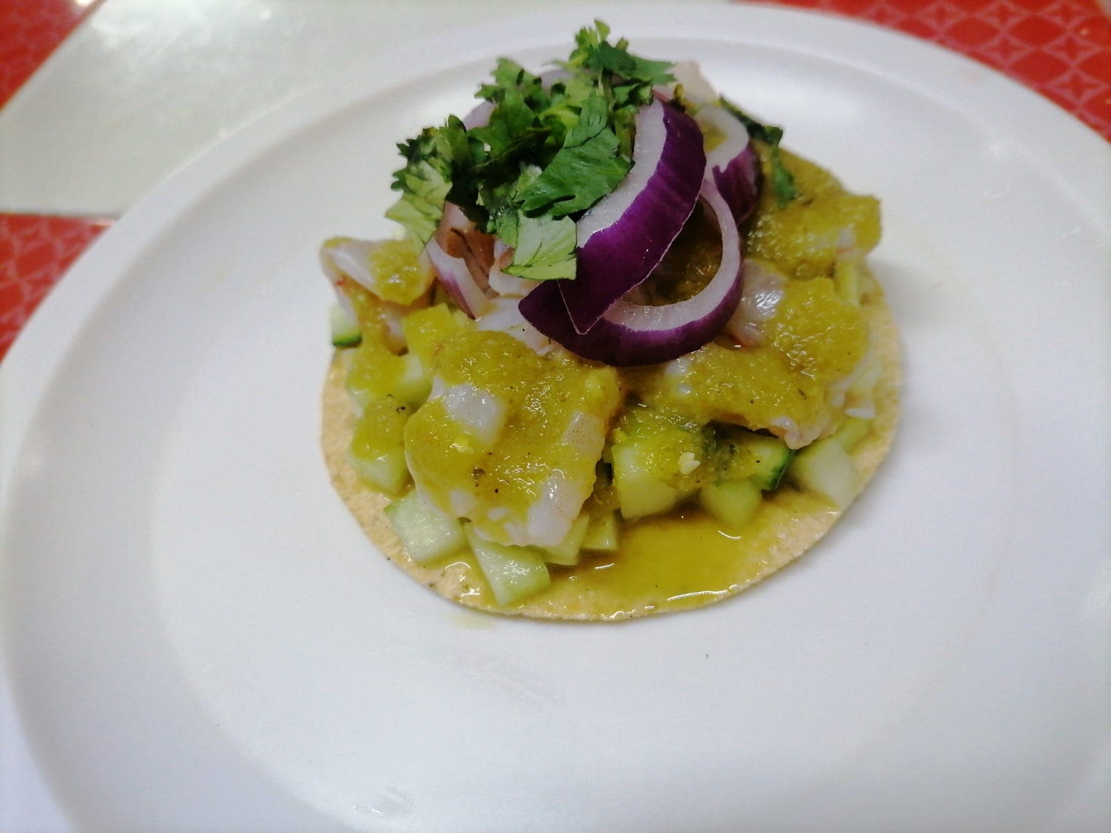 Tostada de Aguachile
