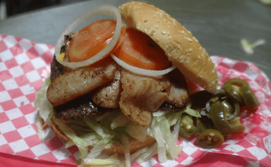 Hamburguesas,bacon