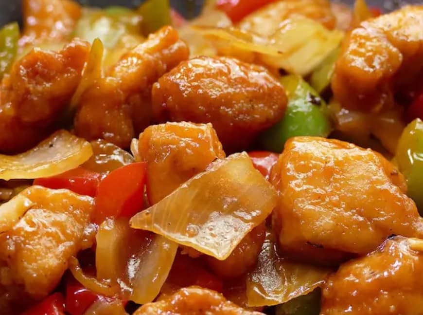 Chow Fan - Agridulce de Cerdo - Lumpias