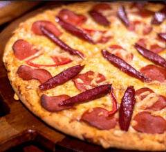 Pizza Brava Familiar 12 Porciones + Pepsi 1,5 Lt