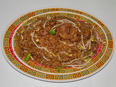 ARROZ  FRITO CON RES