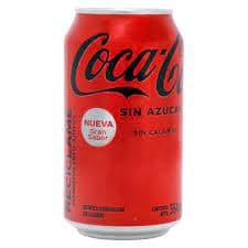 Coca Cola sin Azúcar Lata 354 ml