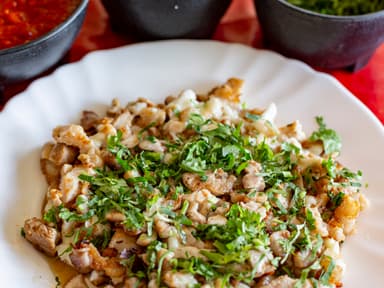 Queso carne suadero