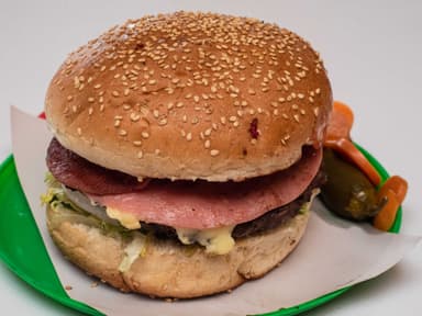 Hamburguesa con Tocino