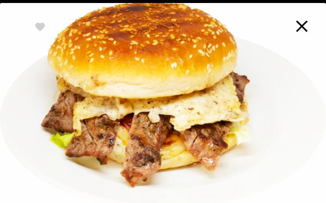 Hamburguesa de Arrachera